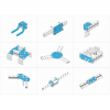 Ресурсный набор Bracket Robot Pack-Blue - «globural.ru» - Алапаевск
