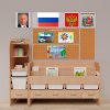 Уголок патриотического воспитания для дошкольников "Россия" Стандартный - «globural.ru» - Алапаевск