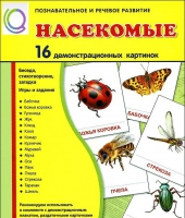 Демонстрационные карточки "Насекомые" - «globural.ru» - Алапаевск