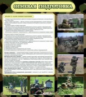 Стенд "Огневая подготовка" (вариант 2) - «globural.ru» - Алапаевск