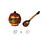 Счетный материал на магнитах "Хохлома" - «globural.ru» - Алапаевск