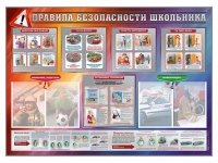 Стенд-уголок "Правила безопасности школьника" - «globural.ru» - Алапаевск
