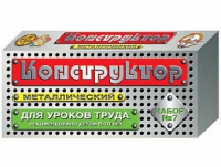 Конструктор металлический №7 (для уроков труда) 148 элементов - «globural.ru» - Алапаевск