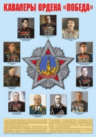 Плакат "Кавалеры ордена «Победа»" - «globural.ru» - Алапаевск