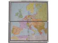 Учебная карта "Европа с 1815 - 1849 г.г." 1180*1070 мм (матовое, 2-стороннее лам.) - «globural.ru» - Алапаевск