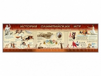 Настенное полотно "История Олимпийских игр" (10000 х 3000 мм) - «globural.ru» - Алапаевск