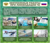 Стенд "Неотложные работы при ликвидации ЧС" - «globural.ru» - Алапаевск