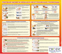Стенд "Первая доврачебная неотложная помощь" - «globural.ru» - Алапаевск