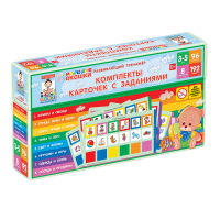 Развивающий тренажёр "Разноцветные окошки" 3-5 лет. Дополнительный набор карточек к базовому комплекту - «globural.ru» - Алапаевск