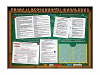 Стенд-уголок "Права и обязанности школьника" - «globural.ru» - Алапаевск