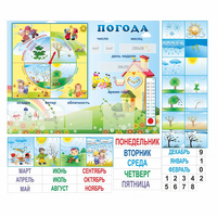 Стенд "Погода" с карманами для вставок - «globural.ru» - Алапаевск