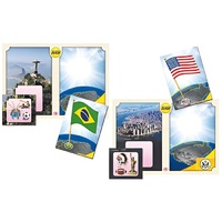 Настольно-печатная игра "Флаги стран мира 2. Азия, Африка, Австралия, Америка" - «globural.ru» - Алапаевск