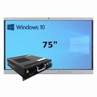 Интерактивная панель 75" (встроенный ПК, Win10, Intel i5) - «globural.ru» - Алапаевск