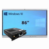 Интерактивная панель 86" (встроенный ПК Win10, Intel i5) - «globural.ru» - Алапаевск