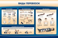 Стенд "Виды перевязок" - «globural.ru» - Алапаевск