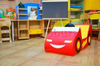 Напольная игрушка "Машинка - гонка" с аппликацией (ВИК) - «globural.ru» - Алапаевск
