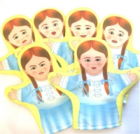 Набор кукол - рукавичек  "Эмоции. Девочки" - «globural.ru» - Алапаевск