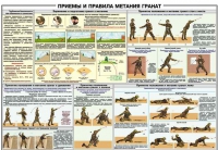Плакат "Приемы и правила метания гранат" - «globural.ru» - Алапаевск