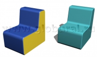 Прямоугольный стул 50*60*60/32см (ВИК) - «globural.ru» - Алапаевск