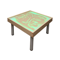 Столик на ножках для рисования песком Радуга. Подсветка RGB - «globural.ru» - Алапаевск