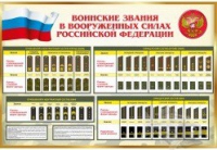 Стенд "Воинские звания в вооруженных силах российской федерации" - «globural.ru» - Алапаевск