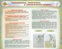 Стенд-уголок "Радиационная, химическая и биологическая защита" - «globural.ru» - Алапаевск