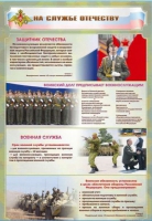 Стенд "На службе Отечеству" (вариант 1) - «globural.ru» - Алапаевск