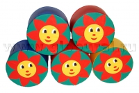 Пуфик «Солнышко» d=40*20см (ВИК) - «globural.ru» - Алапаевск