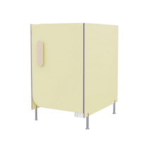 Гигиеническая кабинка из коллекции «НЕГА» (цвет желтый) - «globural.ru» - Алапаевск