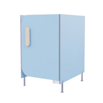 Гигиеническая кабинка из коллекции «НЕГА» (цвет голубой) - «globural.ru» - Алапаевск