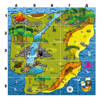 Коврик для логобота Пчелка "Остров/ На берегу моря" - «globural.ru» - Алапаевск