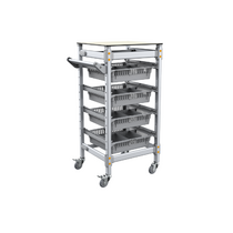 Тележка 1-секционная для учебных наборов и цифровых лабораторных комплексов SenseDisc - «globural.ru» - Алапаевск