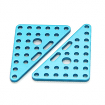 Треугольная пластина из анодированного алюминия Triangle Plate 6*8 (Pair) - «globural.ru» - Алапаевск