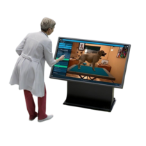 Виртуальный учебный комплекс «Процедурный тренажер ветеринарного врача». Комплектация интерактивный стол - «globural.ru» - Алапаевск