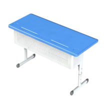 Стол ученический двухместный регулируемый с перфорированным экраном гр.р.  3-7 - «globural.ru» - Алапаевск