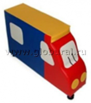 Напольная мягкая игрушка "Грузовик" каталка - «globural.ru» - Алапаевск
