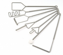 Комплект "Постановочные зонды с витыми ручками с колечком (шариковый зонд на витой ручке)" (7 штук) - «globural.ru» - Алапаевск