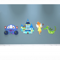 Комплект бизибордов "В сказочном королевстве 4 в 1" - «globural.ru» - Алапаевск