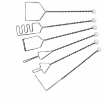 Комплект "Постановочные зонды с витыми ручками кочергой и 6 шариками" (6 штук) - «globural.ru» - Алапаевск