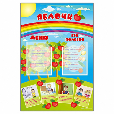 Стенд-меню "Яблочко" - «globural.ru» - Алапаевск