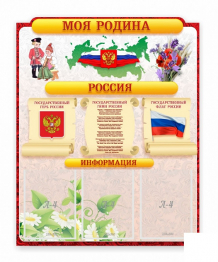 Стенд "Наша родина Россия" - «globural.ru» - Алапаевск