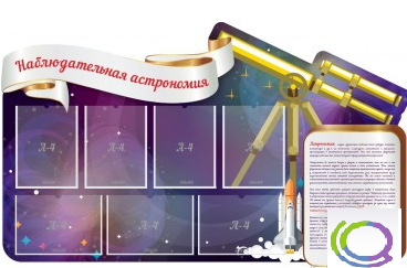 Стенд "Наблюдательная астрономия" - «globural.ru» - Алапаевск